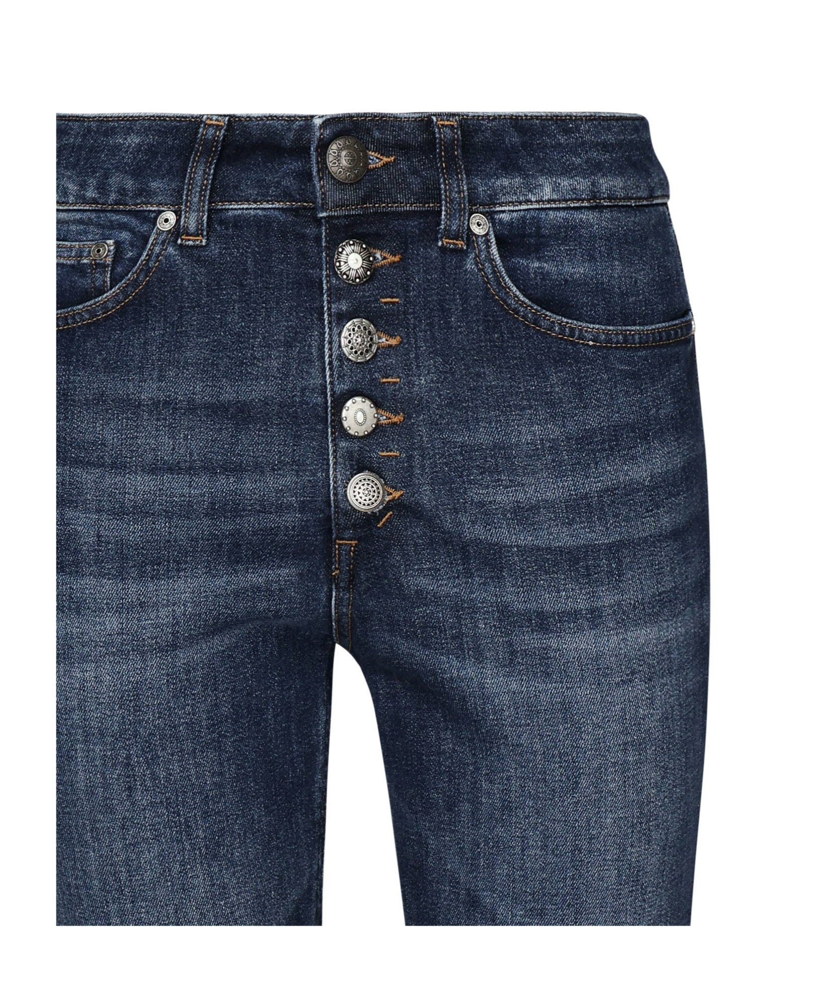 Dondup Bleach-effect High-waisted Jeans