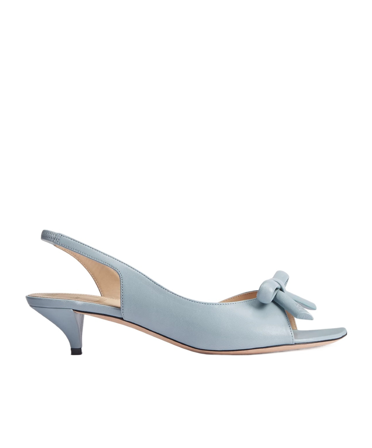 Dior Bow-embellished High-heeled Slingback Sandals In Gray