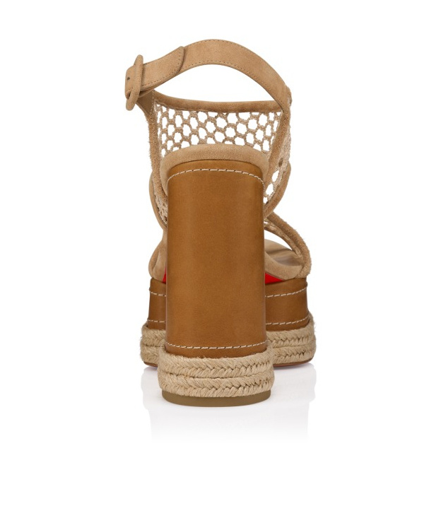 Christian Louboutin Almeja 130 Mm Espadrilles In Lionne
