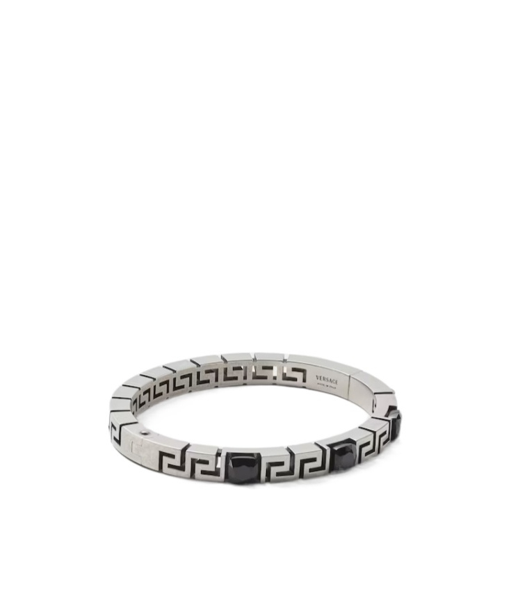Versace Greca Bracelet In Metallic