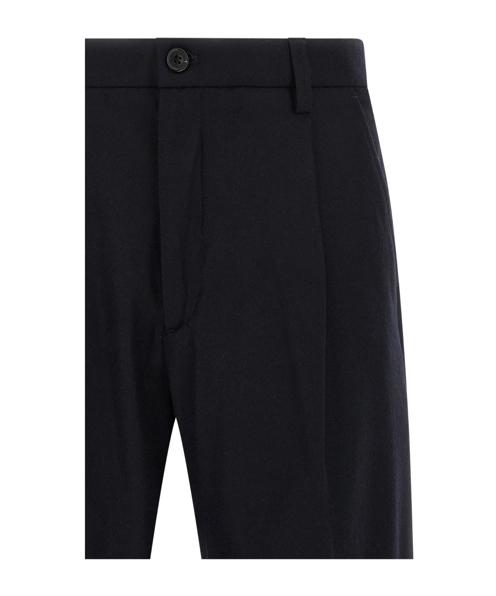Department Five Gin Pintucks Trousers In Black