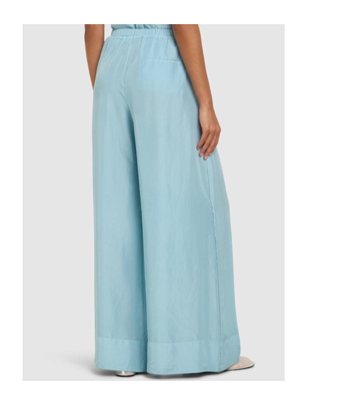 FORTE FORTE HABOTAI SILK DRAWSTRING PANTS
