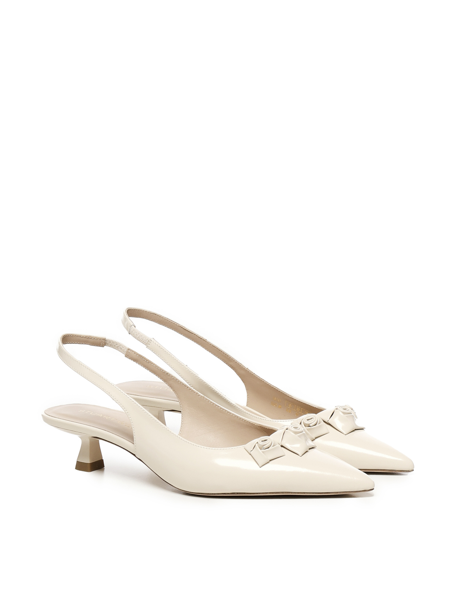 Stuart Weitzman 35mm Rosie Slingback Pumps In Neutral
