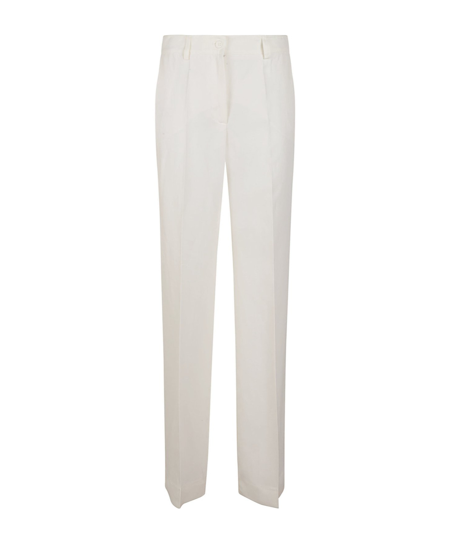 P.a.r.o.s.h Straight Casual Pants In White