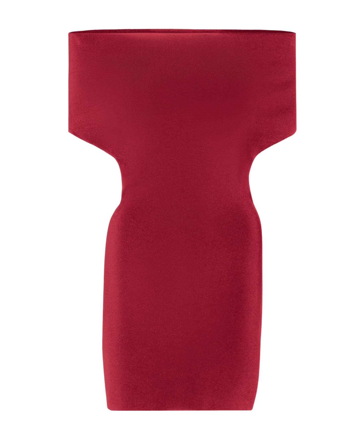 Jacquemus Red Les Sculptures 'la Robe Cubista' Minidress