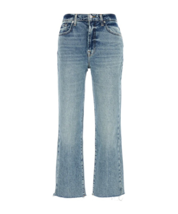 7 For All Mankind Classic Straight Jeans In Blue