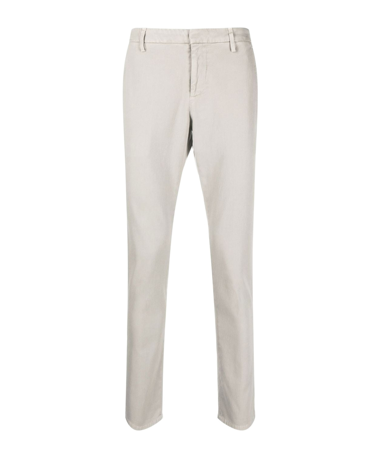Dondup Belt-loop Casual Pants In White
