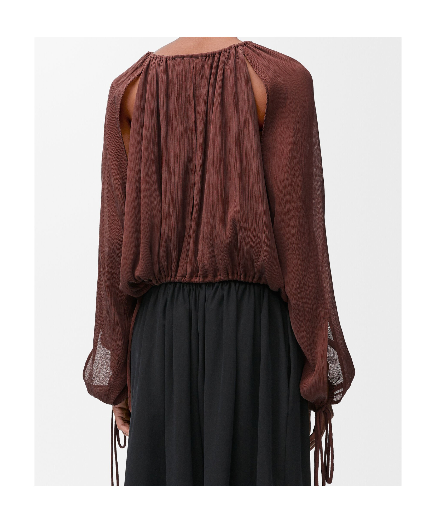 Loewe Blouse In Cotton And Silk