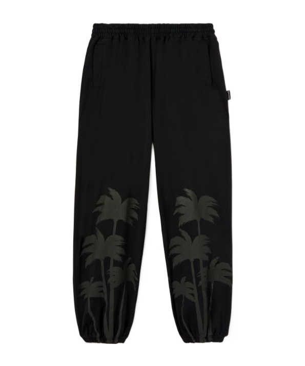 Palm Angels Elastic Waist Sweatpants In Black