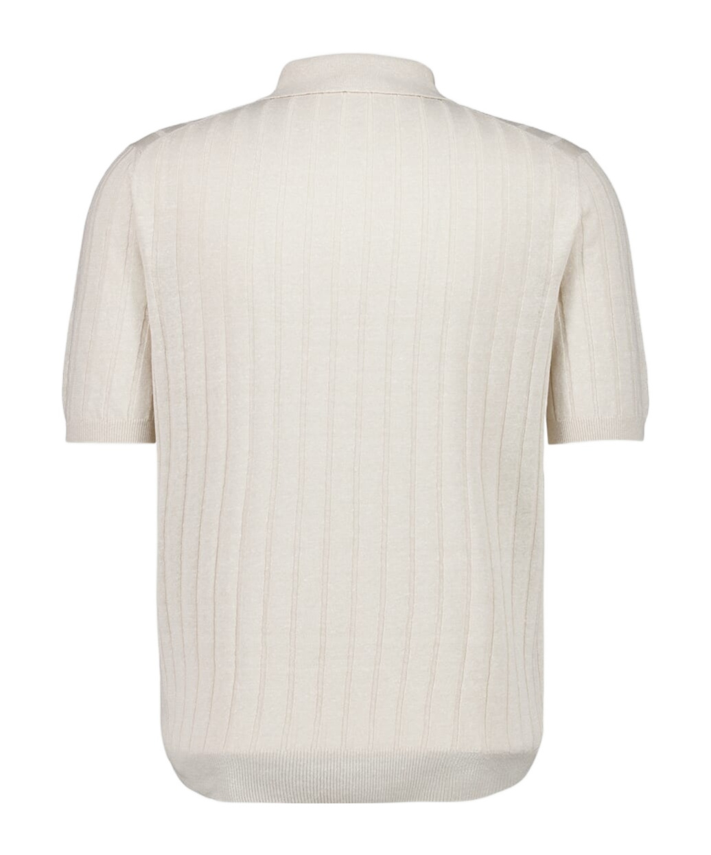 Boglioli Light Beige Flat-ribbed Linen In White