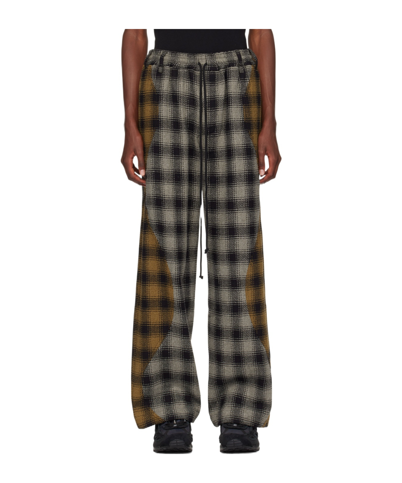 SONG FOR THE MUTE TARTAN-CHECK TROUSERS