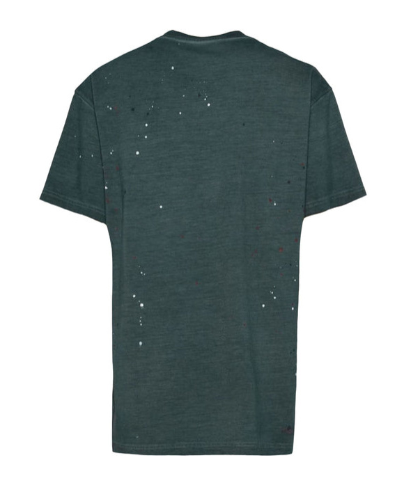 A-cold-wall* Distressed Cotton T-shirt In Green