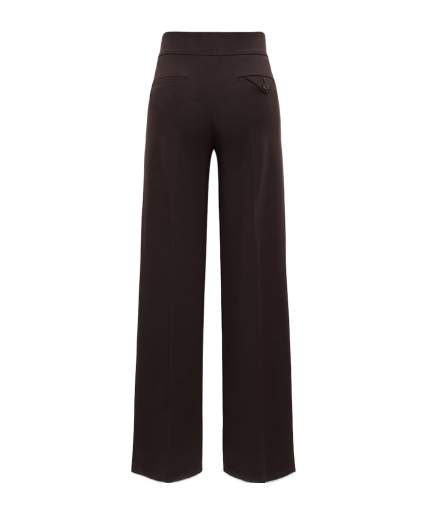 Dorothee Schumacher Emotional Essence Wide-leg Pants In Brown
