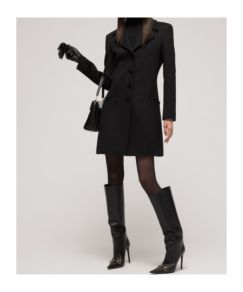 Gucci Coat With Tag In Black