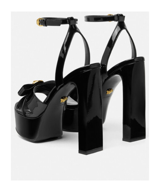 VERSACE 140MM GIANNI RIBBON SANDALS