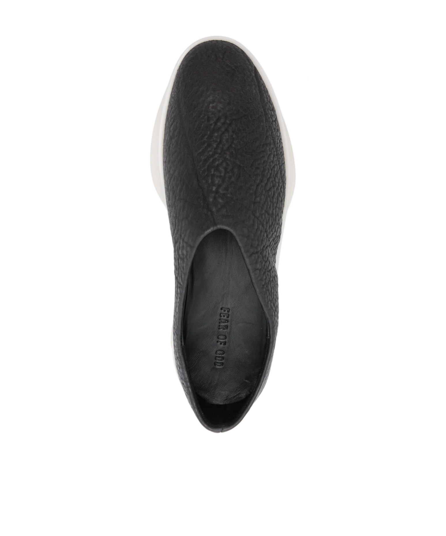 Fear Of God Textured-finish Loafers In Black