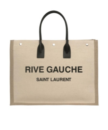 Saint Laurent Rive Gauche Cotton Tote Bag
