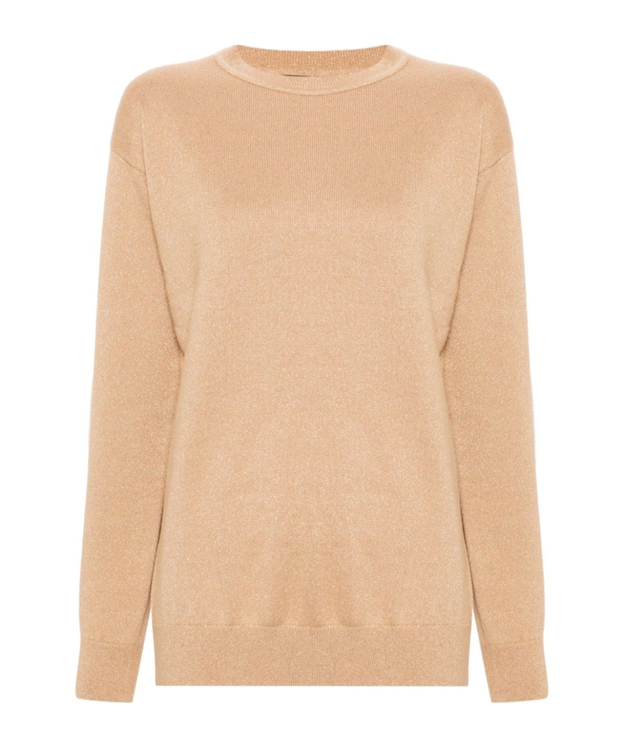 Fabiana Filippi Lurex-detail Sweater In Nude