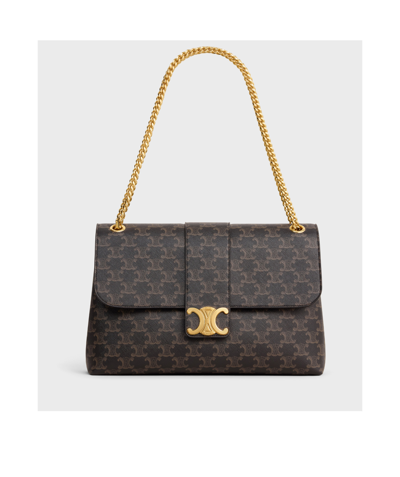 Celine Woman  Woman Brown Shoulder Bags In Brown