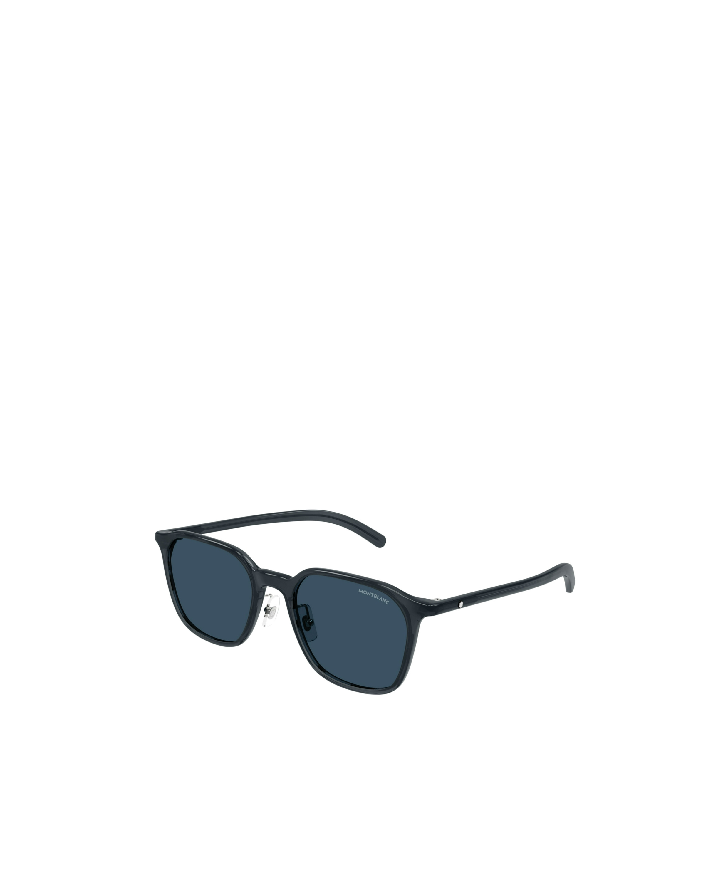 Montblanc Eyewear Square Frame Sunglasses In Blue