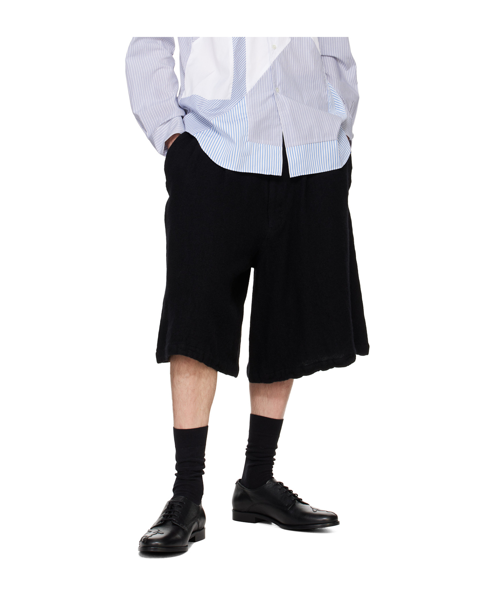 Comme Des Garçons Serge Shorts In Black