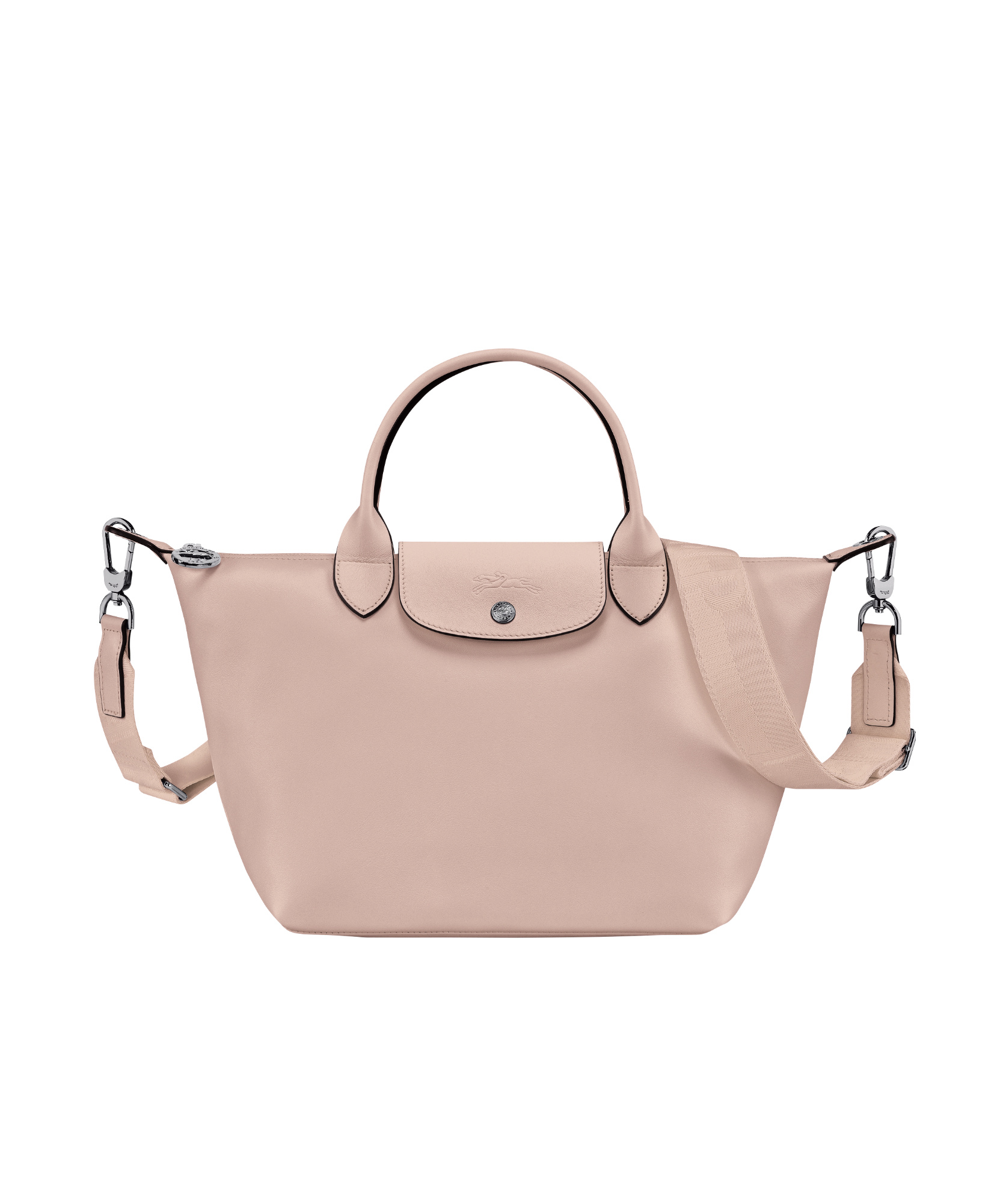 Longchamp Le Pliage Xtra Leather Coin Purse In Pink