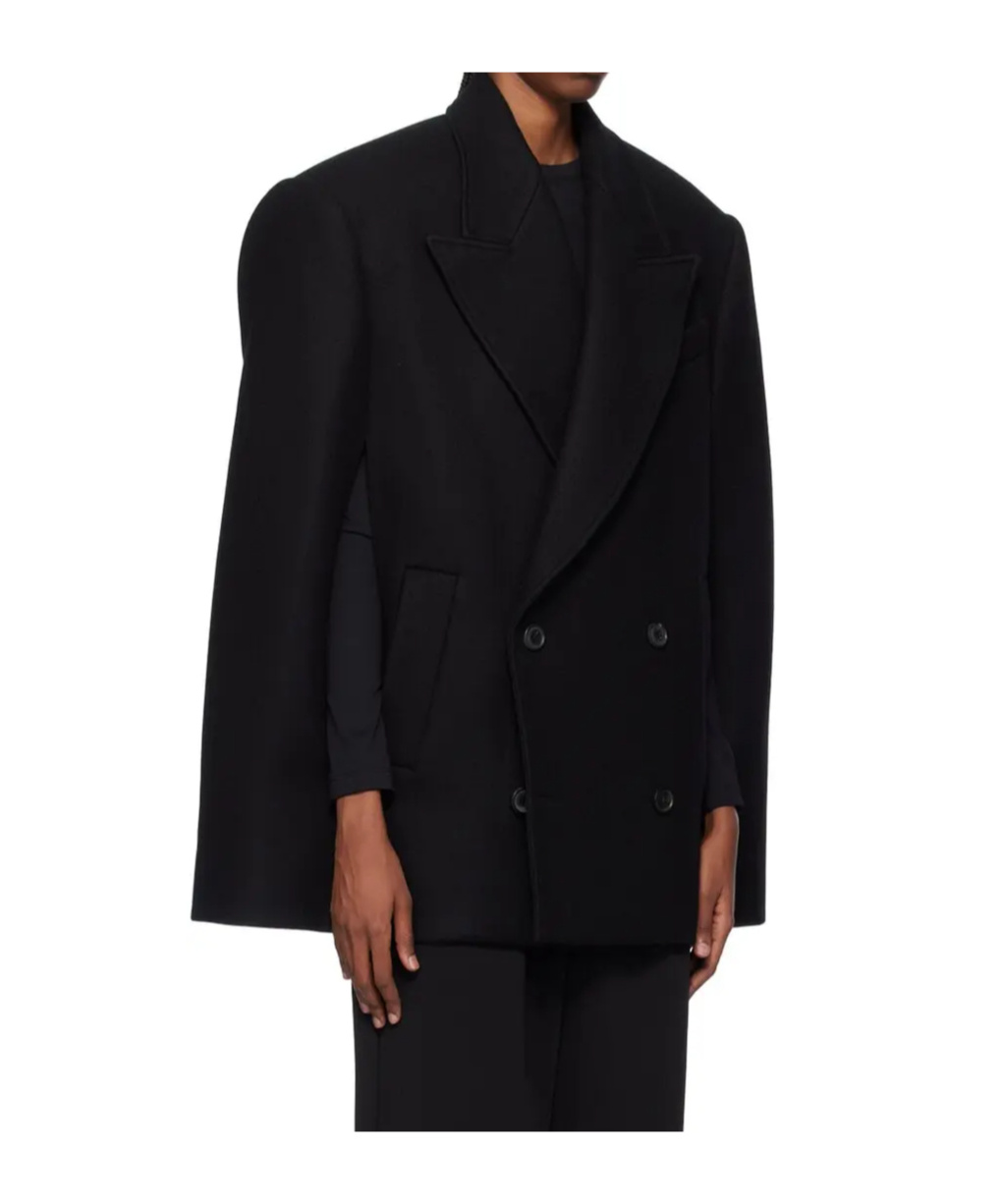 WARDROBE.NYC DOUBLE-BREASTED CLOAK