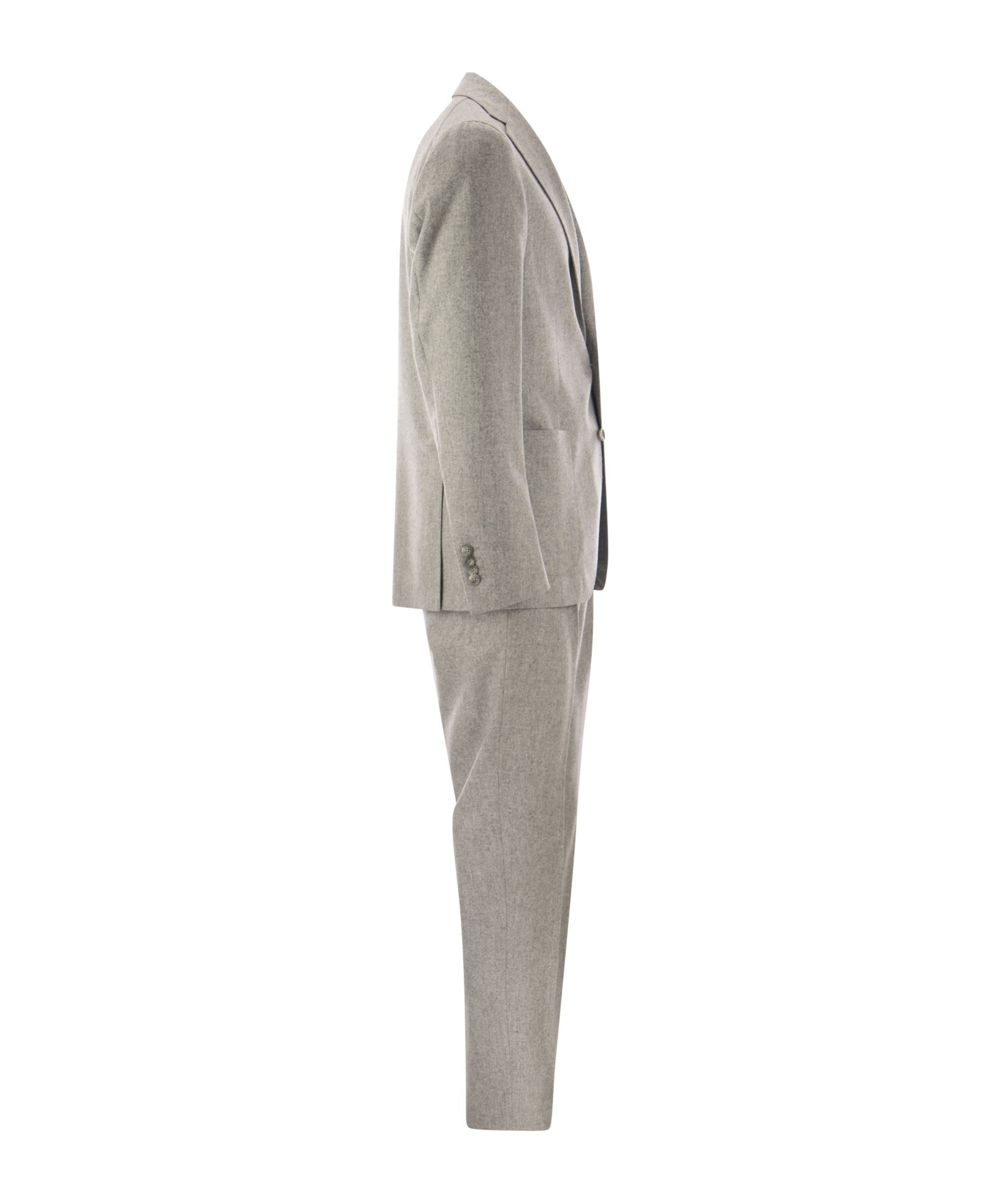 Tagliatore Virgin Wool Suit In Gray