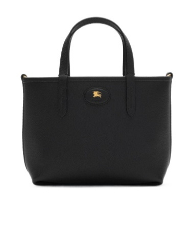 Burberry Mini Reversible Bloomsbury Tote In Black