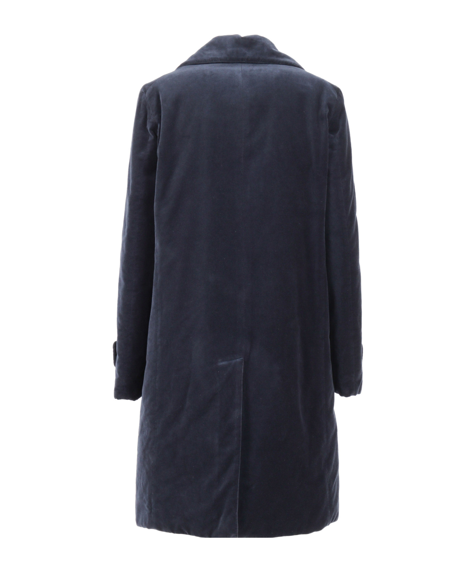 Aspesi Double-breasted Coat In Blue