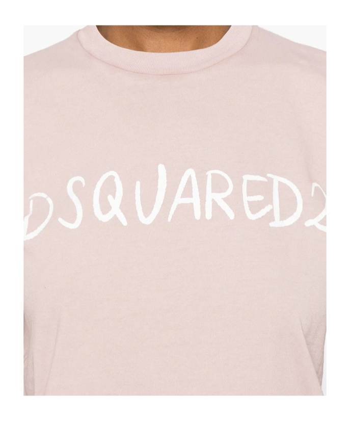 Dsquared2 Logo-print T-shirt In Pink