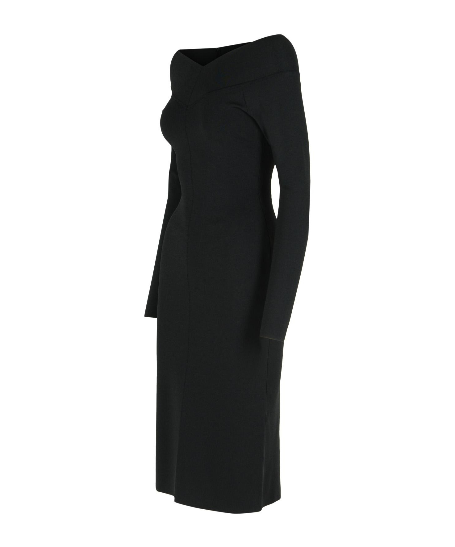 Stella Mccartney Fitted Off-the-shoulder Midi Dress