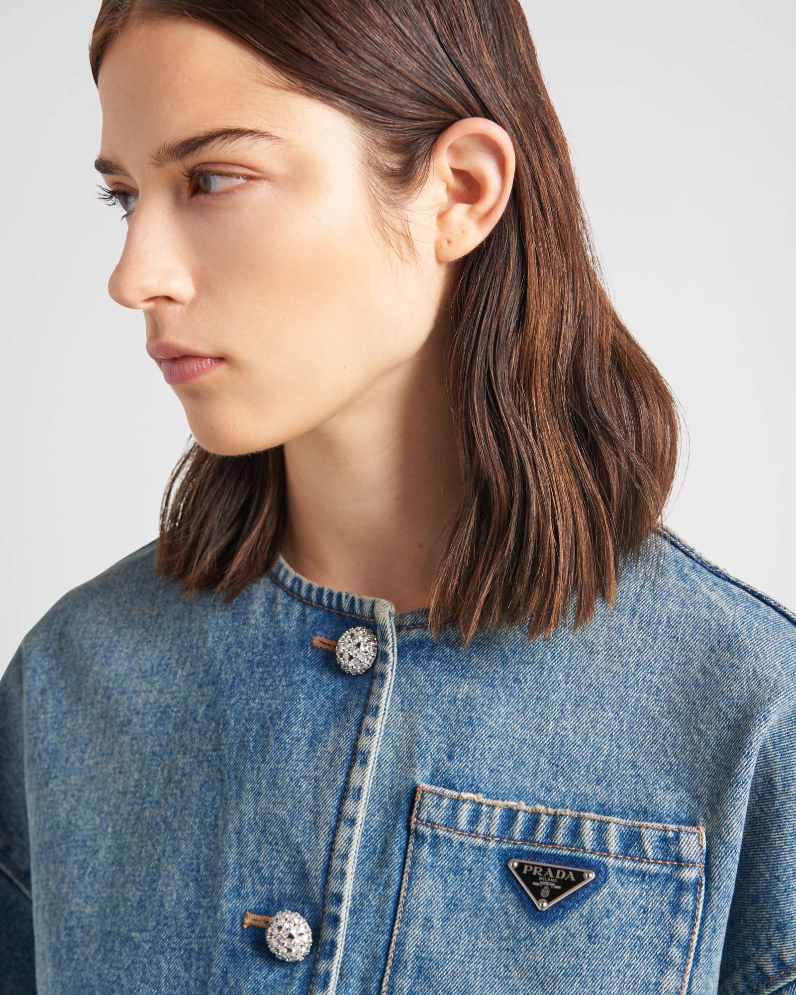 Prada Denim Blouson Jacket