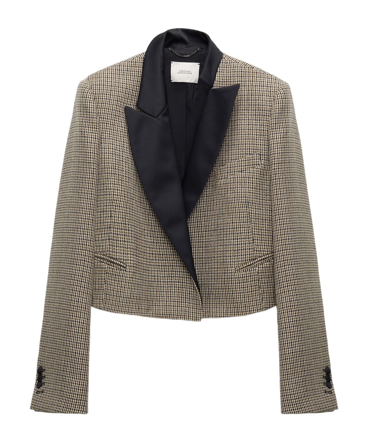 DOROTHEE SCHUMACHER DOROTHEE SCHUMACHER GAPHIC ELEGANCE CROPPED BLAZER