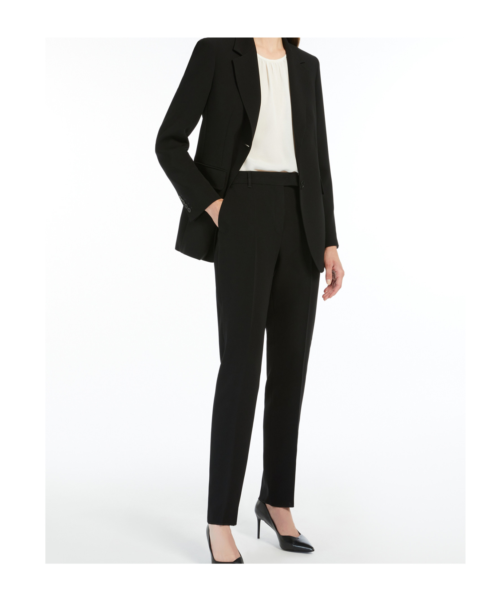 Max Mara Trousers In Black