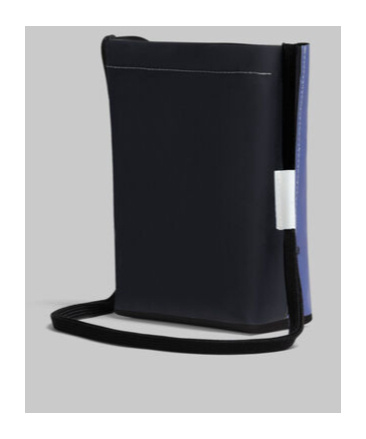 Shop Marni Purple And Blue Tribeca Crossbody Bag With Shoelace Strap