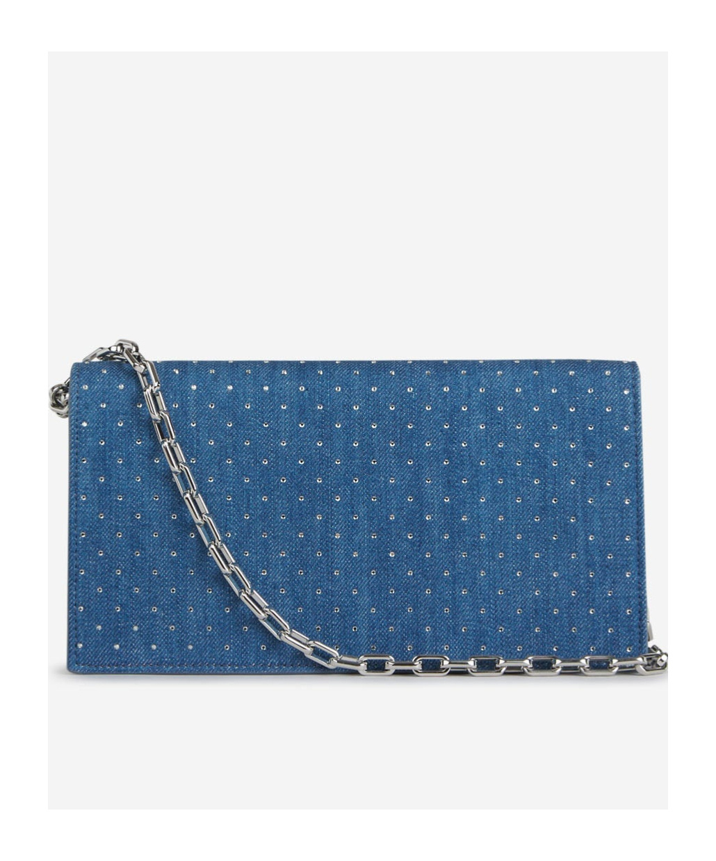 Shop Christian Louboutin Loubi45 Cross Body Bag In Blue