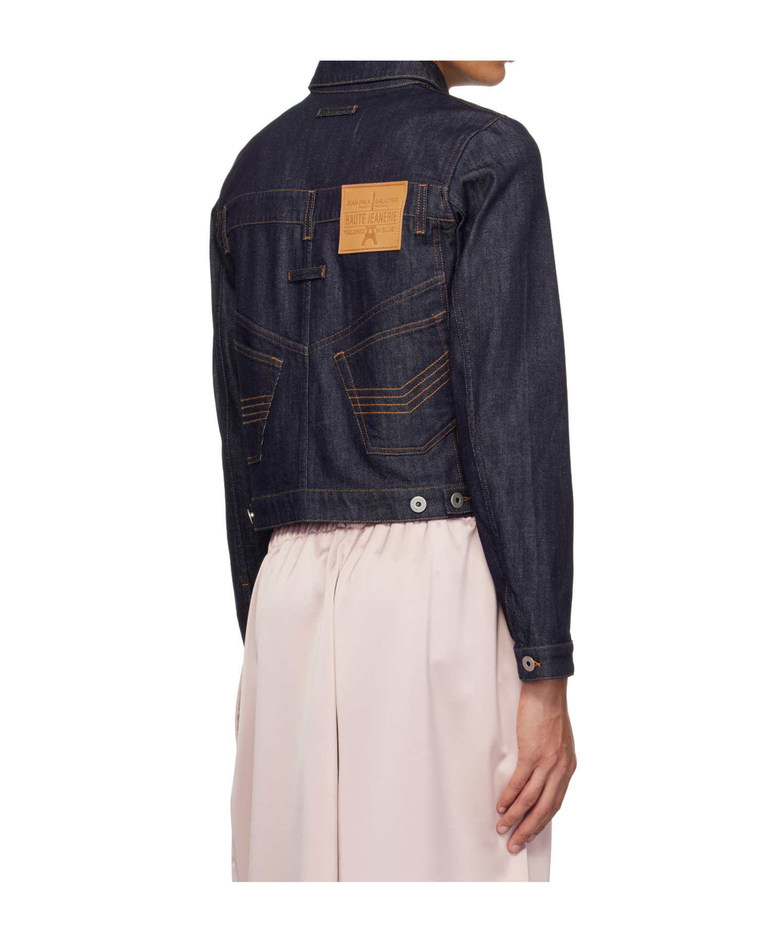 Jean Paul Gaultier Blue 'the Inverted' Denim Jacket In Blue