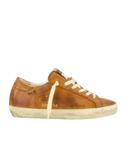 Golden Goose Deluxe Brand Super-star Low-top Sneakers In Brown