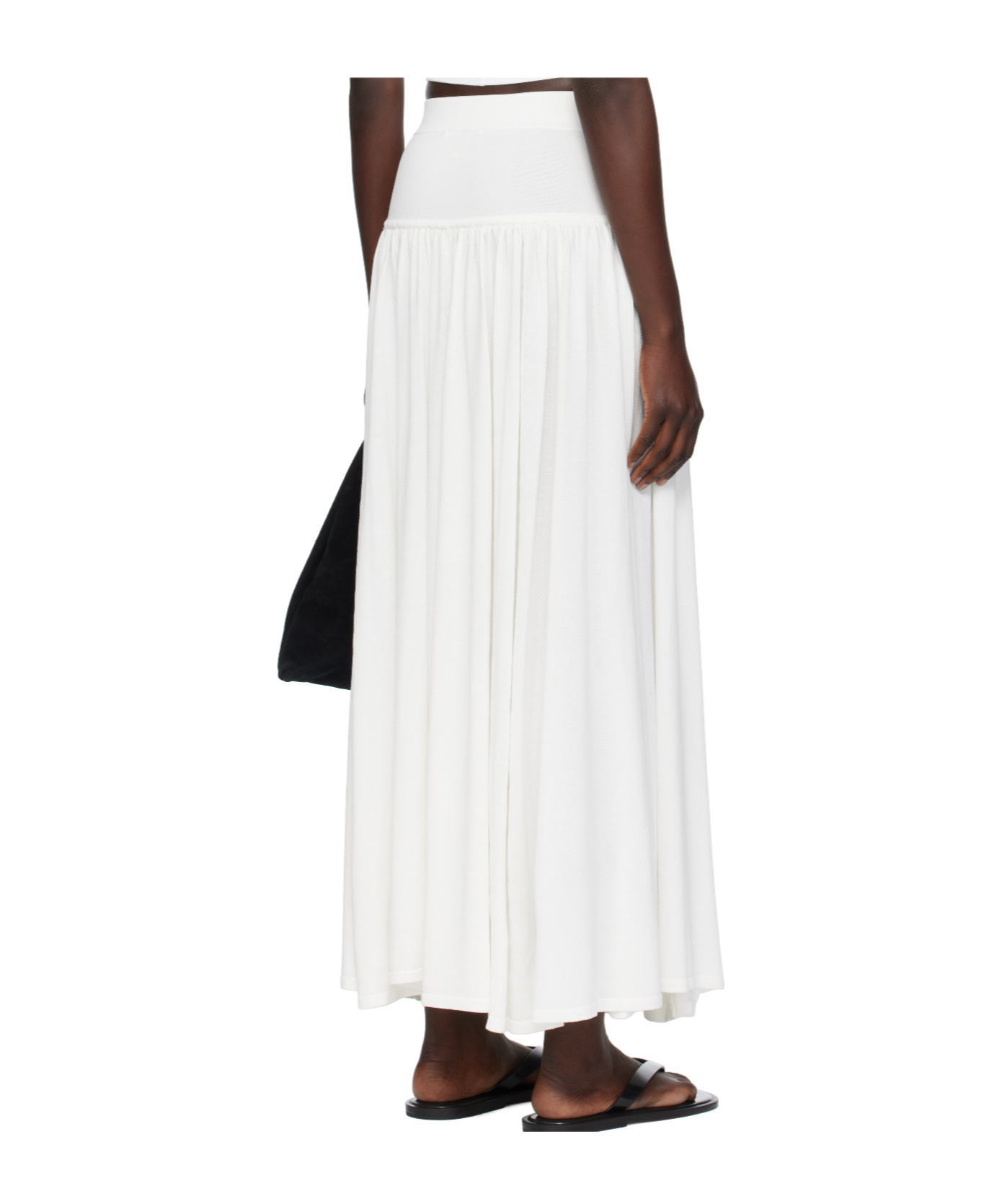 Loulou De Saison Romy Maxi Skirt In White
