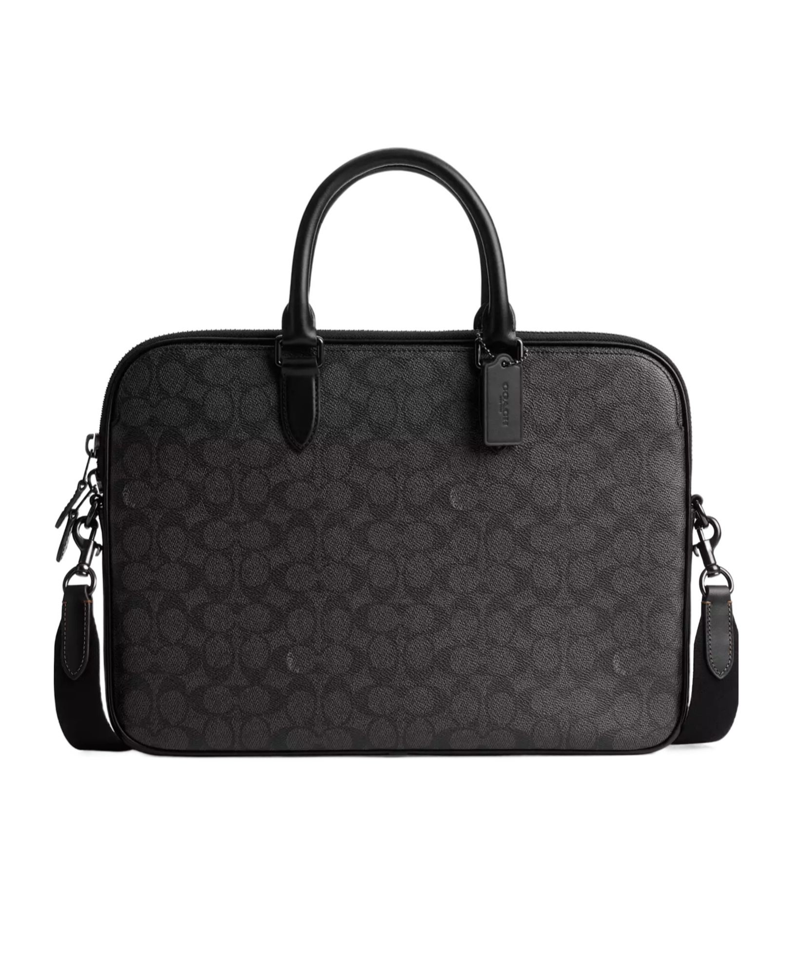 Shop Coach Gotham Laptop Bag In Black