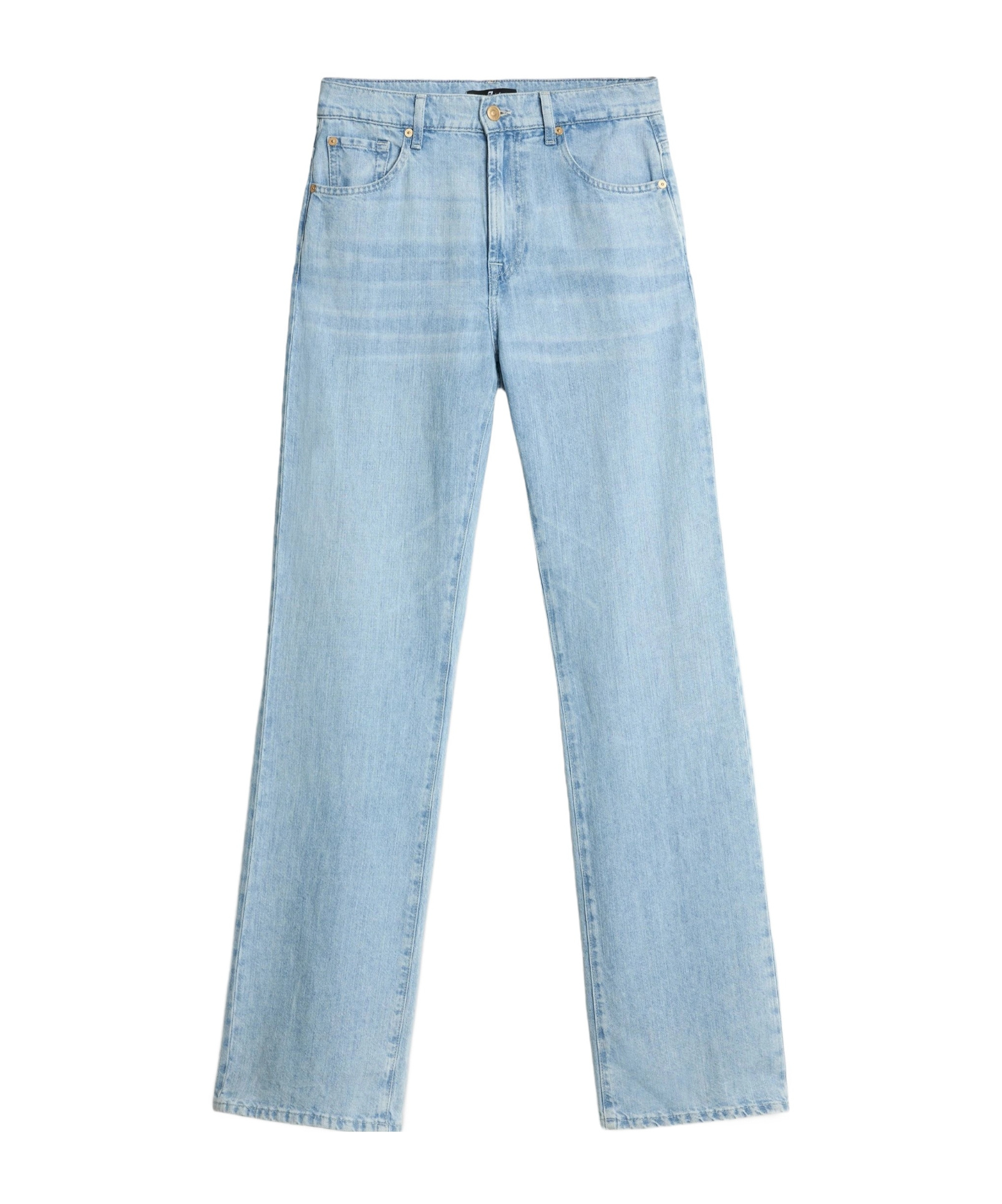 7 For All Mankind Flared Denim Trousers In Blue