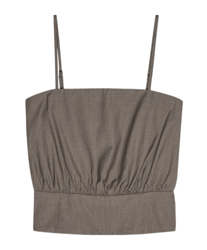 Remain Birger Christensen Gathered Top In Gray