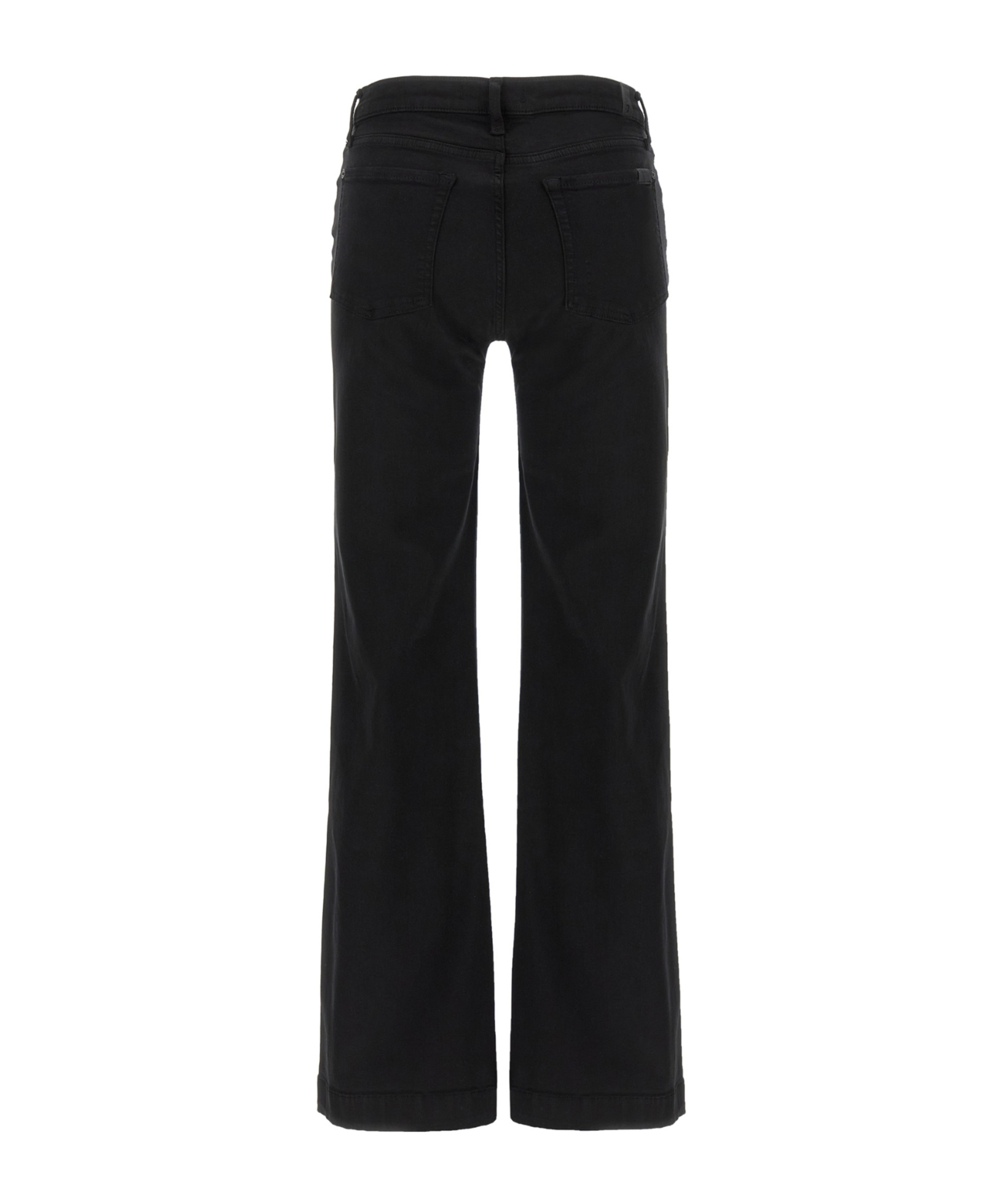 7 For All Mankind Tailorless Dojo Jeans With Front And Back Pockets In Black