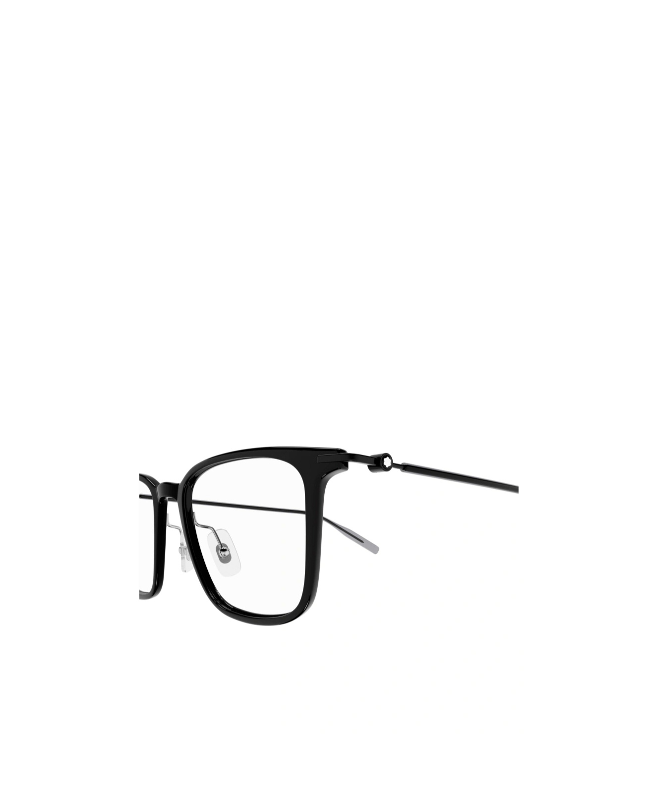 Montblanc Square-frame Glasses In Black
