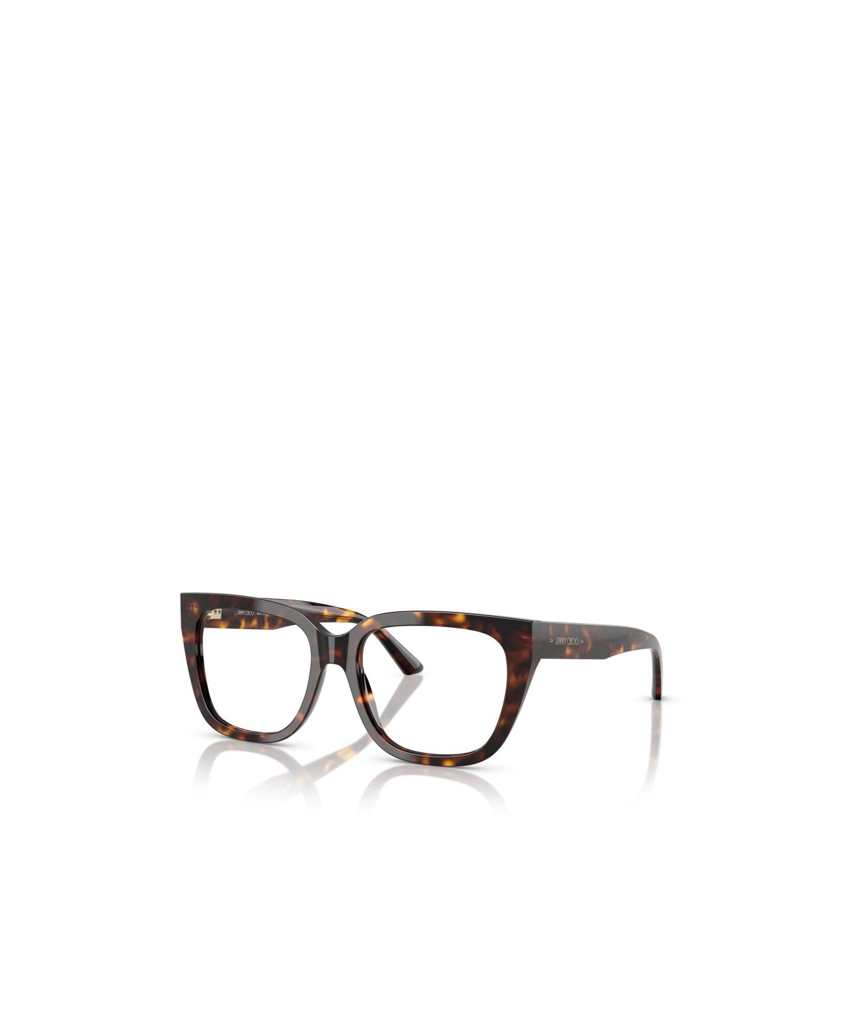 Jimmy Choo Tortoiseshell-effect Glasses In Black