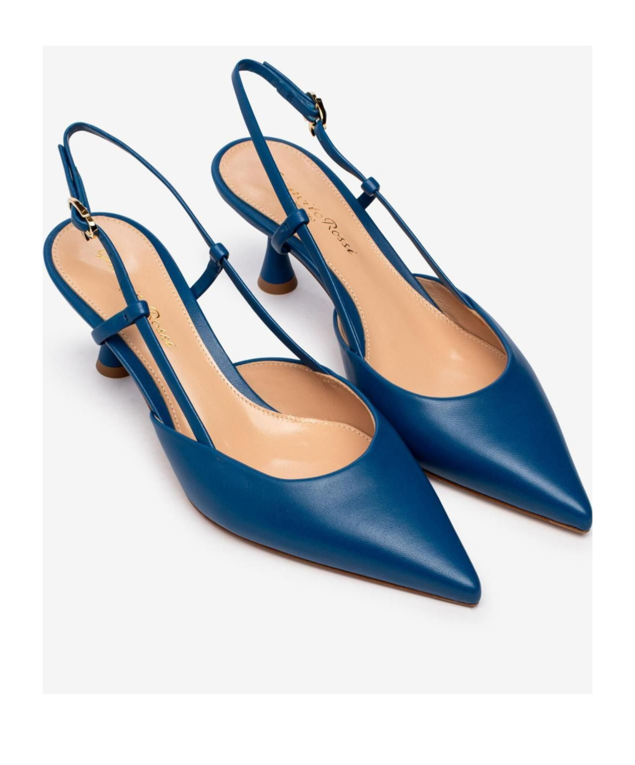 GIANVITO ROSSI POINTED TOE HIGH HEEL SANDALS