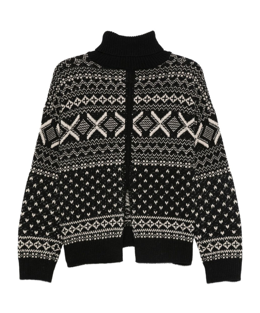 Semicouture Mirko Turtleneck Sweater In Black