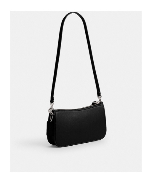 Coach Leather Mini Shoulder Bag In Black