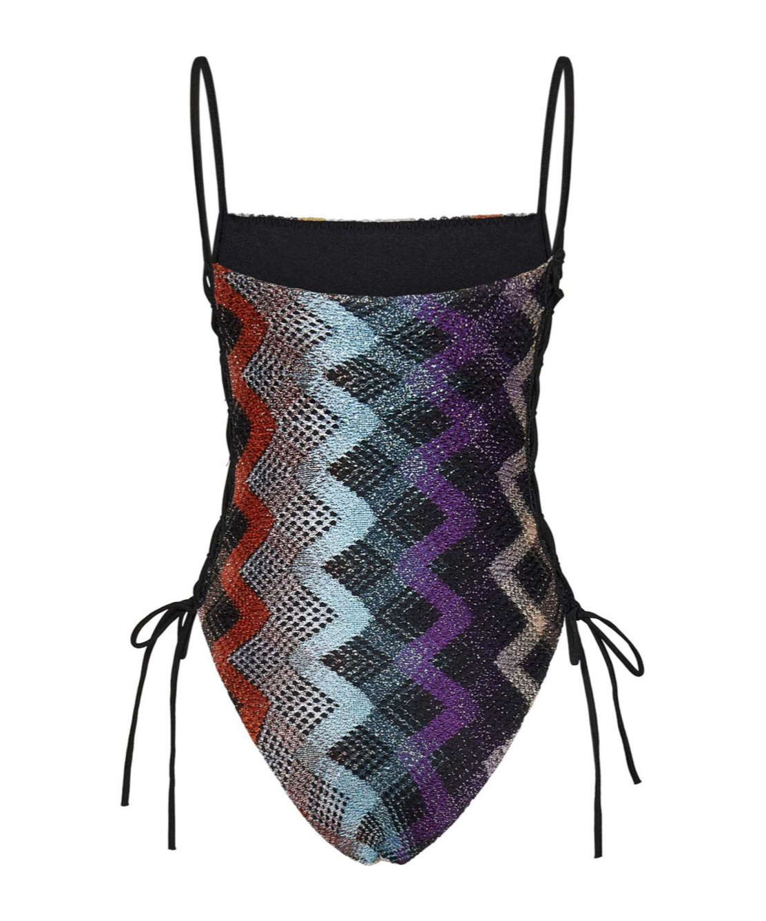 Missoni Zigzag-pattern Swimsuit In Multi